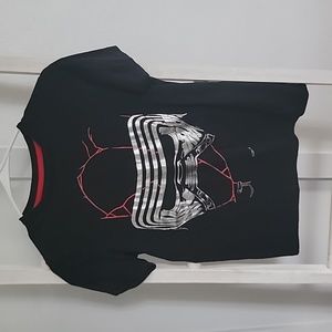 Kids Star Wars Tshirt Shirt L Large Cotton Blend Black Graphic Character Tee